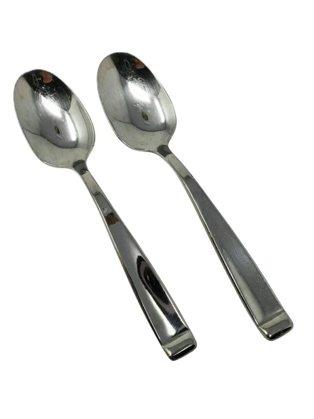 Oneida 2 pc PAELLA Stainless Flatware Teaspoons 2 Spoons 6.5